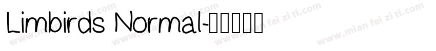 Limbirds Normal字体转换
